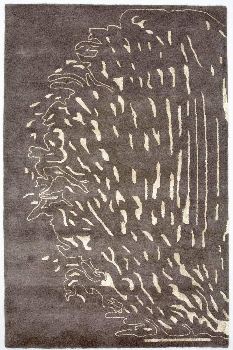 Designer tapijt - 241 x 153 cm - bruin