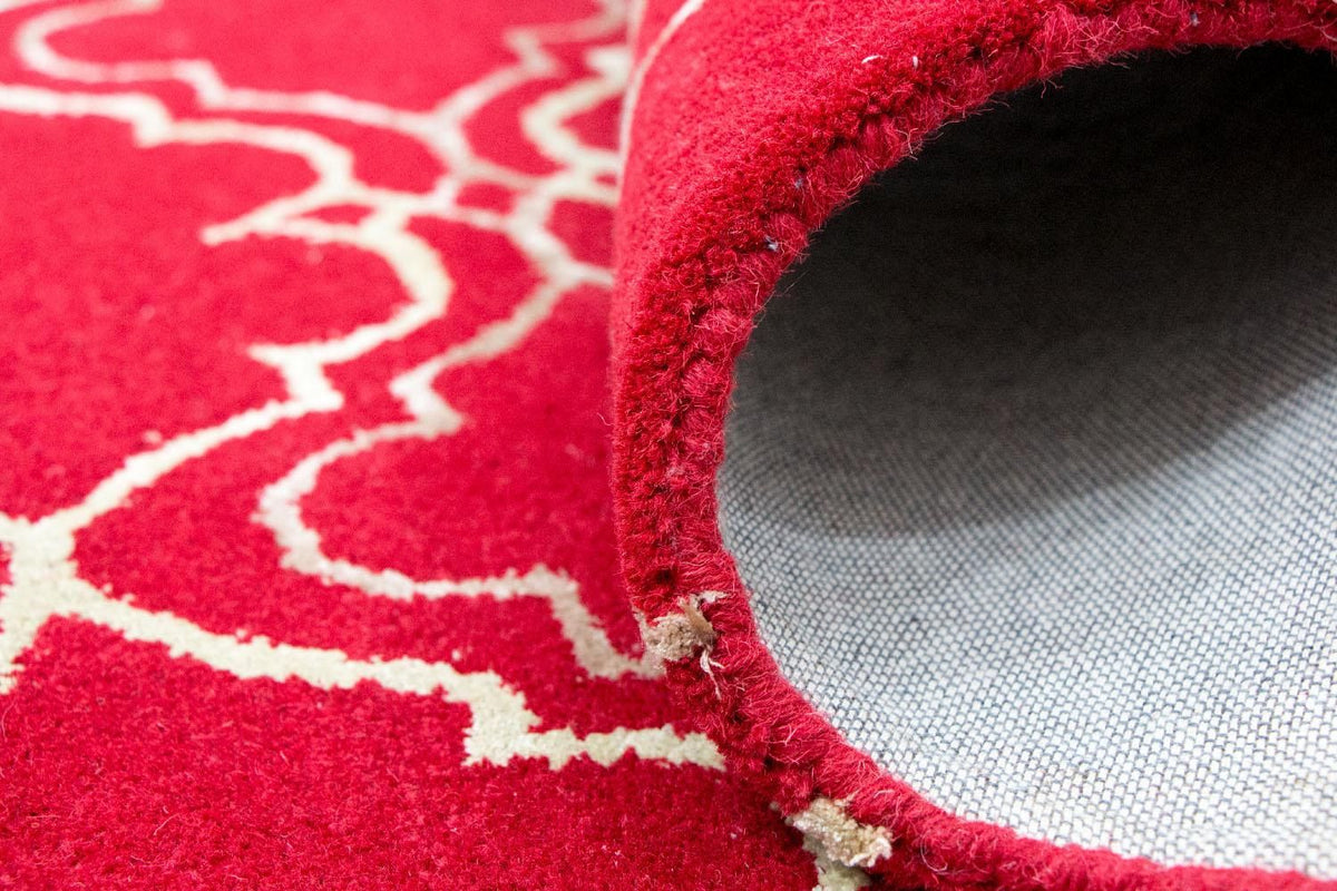 Wollen tapijt - 240 x 152 cm - rood