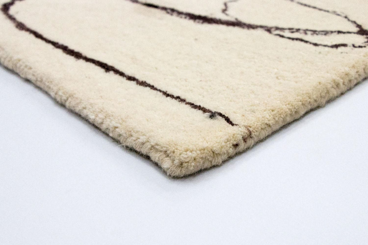 Designer tapijt - 243 x 153 cm - beige