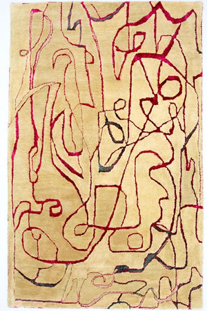 Designer tapijt - 241 x 152 cm - veelkleurig