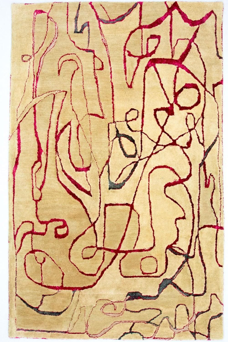 Designer tapijt - 241 x 152 cm - veelkleurig