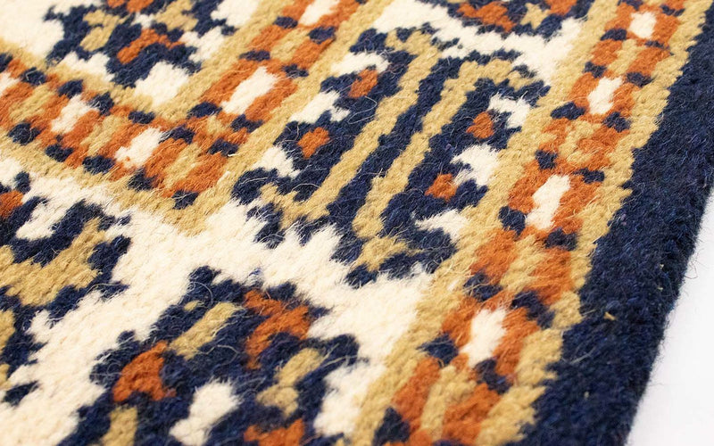 Oosters Tapijt - 90 x 60 cm - donkerblauw