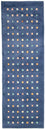 Loper Nepal tapijt - 240 x 80 cm - donkerblauw