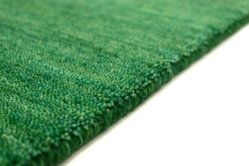 Loper Gabbeh tapijt - Indus - 400 x 80 cm - donkergroen