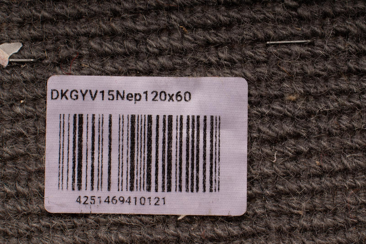 Nepal tapijt - 120 x 60 cm - grijs