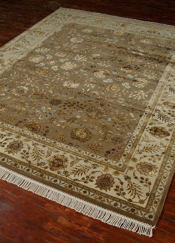 Wollen tapijt - 360 x 270 cm - beige
