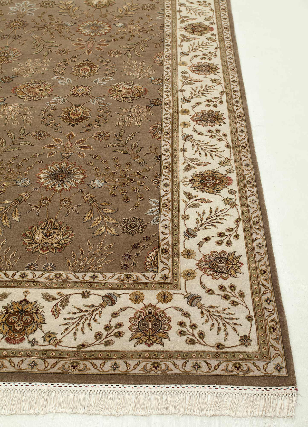 Wollen tapijt - 360 x 270 cm - beige