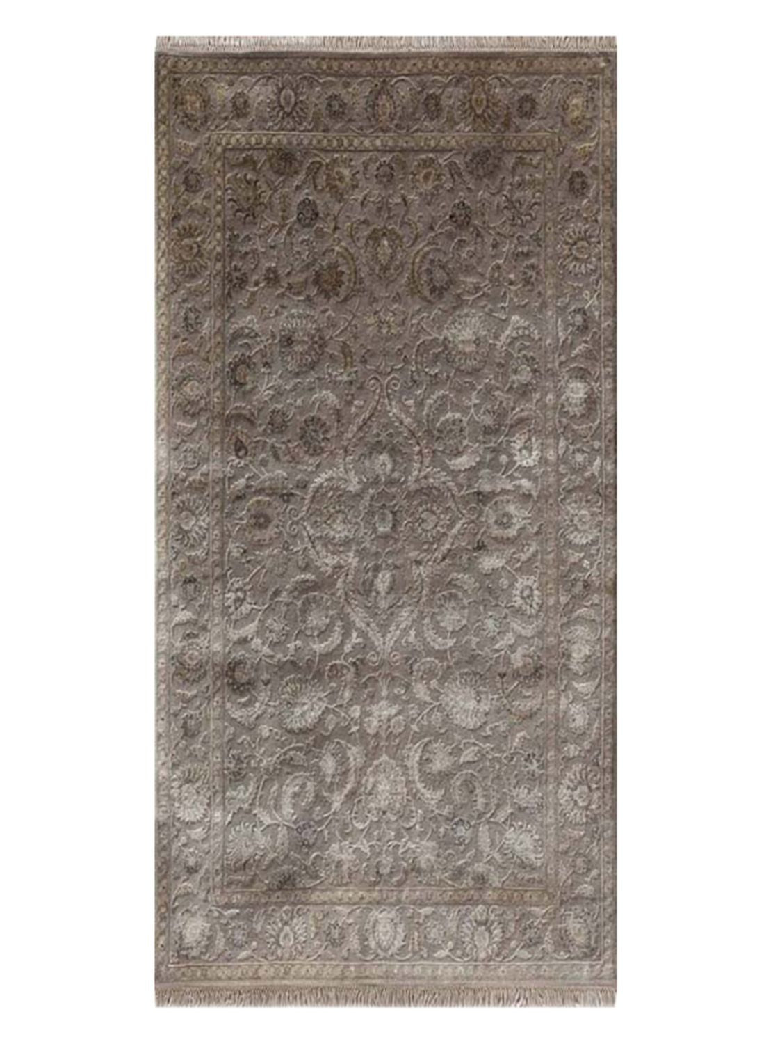 Loper Wollen tapijt - 240 x 75 cm - taupe