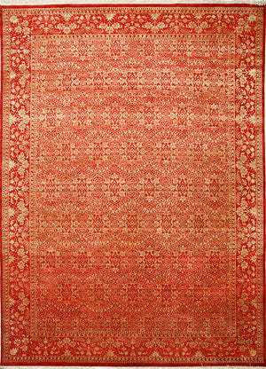 Wollen tapijt - 395 x 295 cm - oranje