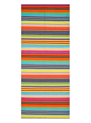 Loper Kelim tapijt - Trendy - 300 x 90 cm - veelkleurig