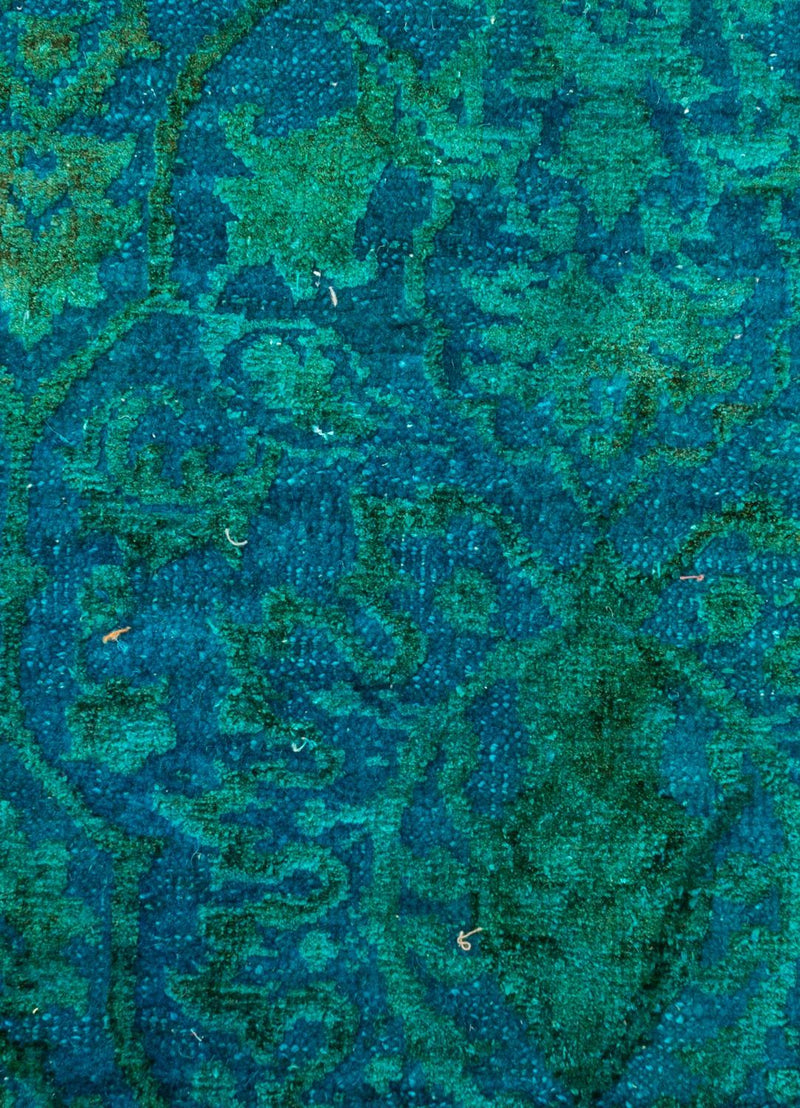 Wollen tapijt - 300 x 240 cm - benzine blauw