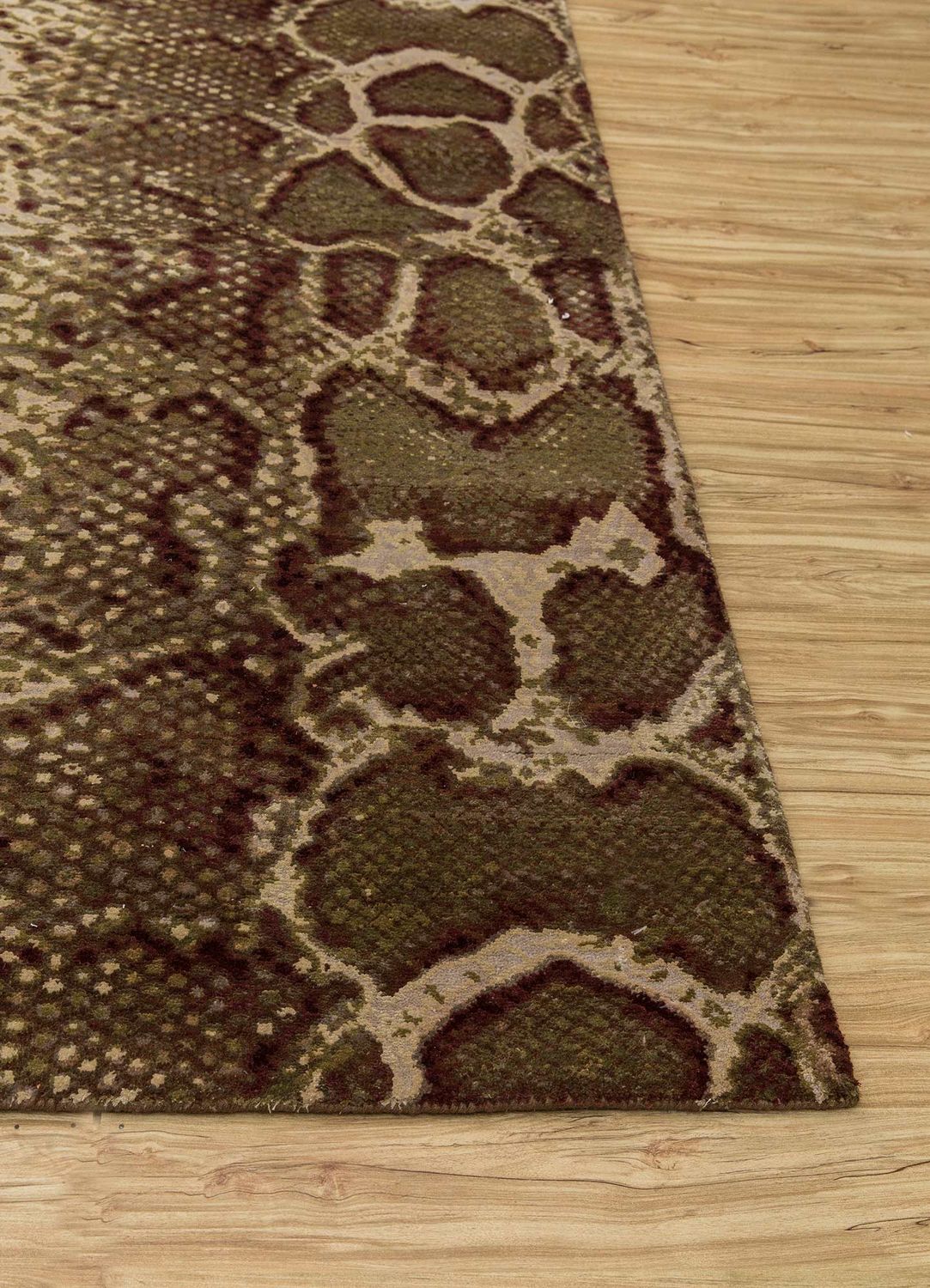 Wollen tapijt - 300 x 240 cm - bruin