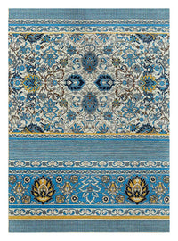 Wollen tapijt - 300 x 240 cm - blauw