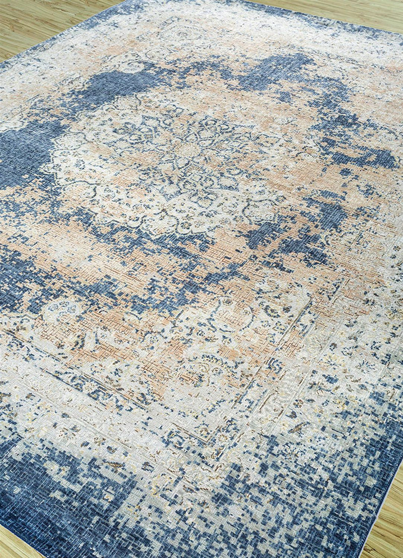 Wollen tapijt - 300 x 240 cm - lichtblauw