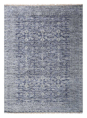 Wollen tapijt - 240 x 150 cm - blauw