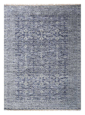 Wollen tapijt - 240 x 150 cm - blauw