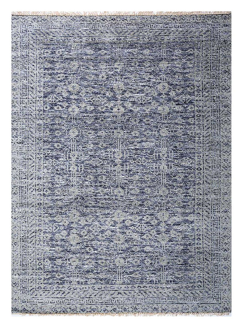 Wollen tapijt - 240 x 150 cm - blauw