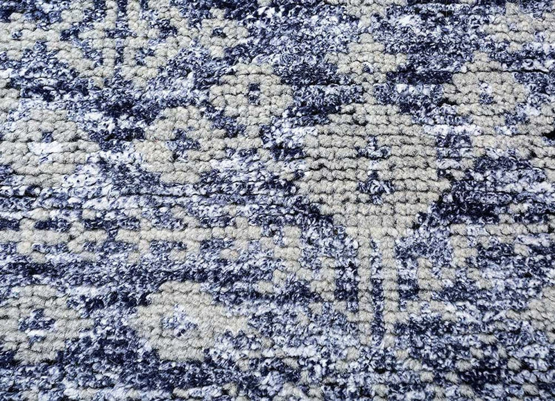 Wollen tapijt - 240 x 150 cm - blauw