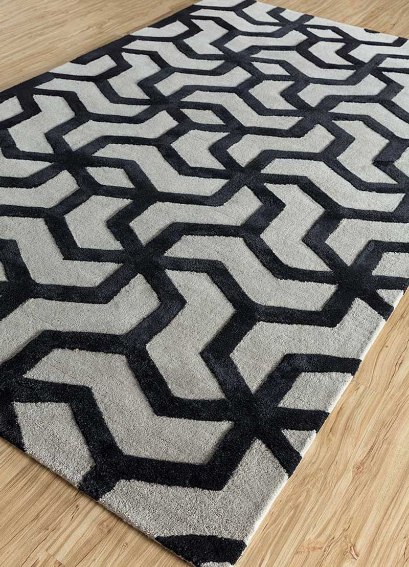 Wollen tapijt - 240 x 150 cm - grijs