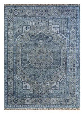 Wollen tapijt - 300 x 200 cm - donkerblauw