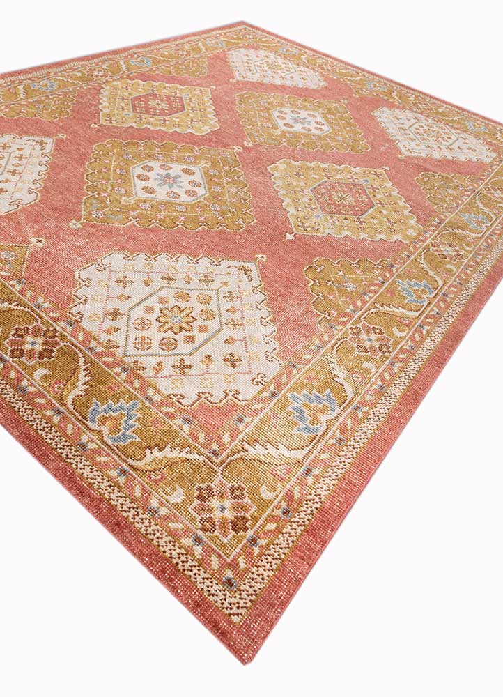 Wollen tapijt - 300 x 240 cm - oranje