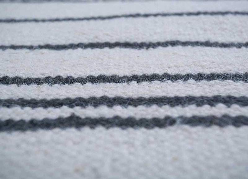 Wollen tapijt - 240 x 150 cm - lichtgrijs