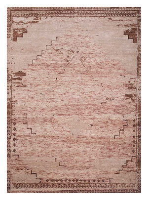 Vintage tapijt - 300 x 240 cm - zalm