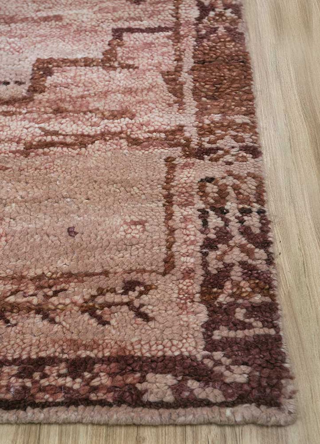 Vintage tapijt - 300 x 240 cm - zalm