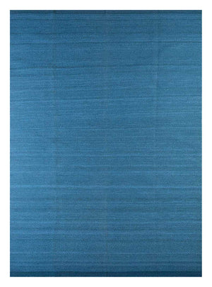 Wollen tapijt - 300 x 240 cm - blauw