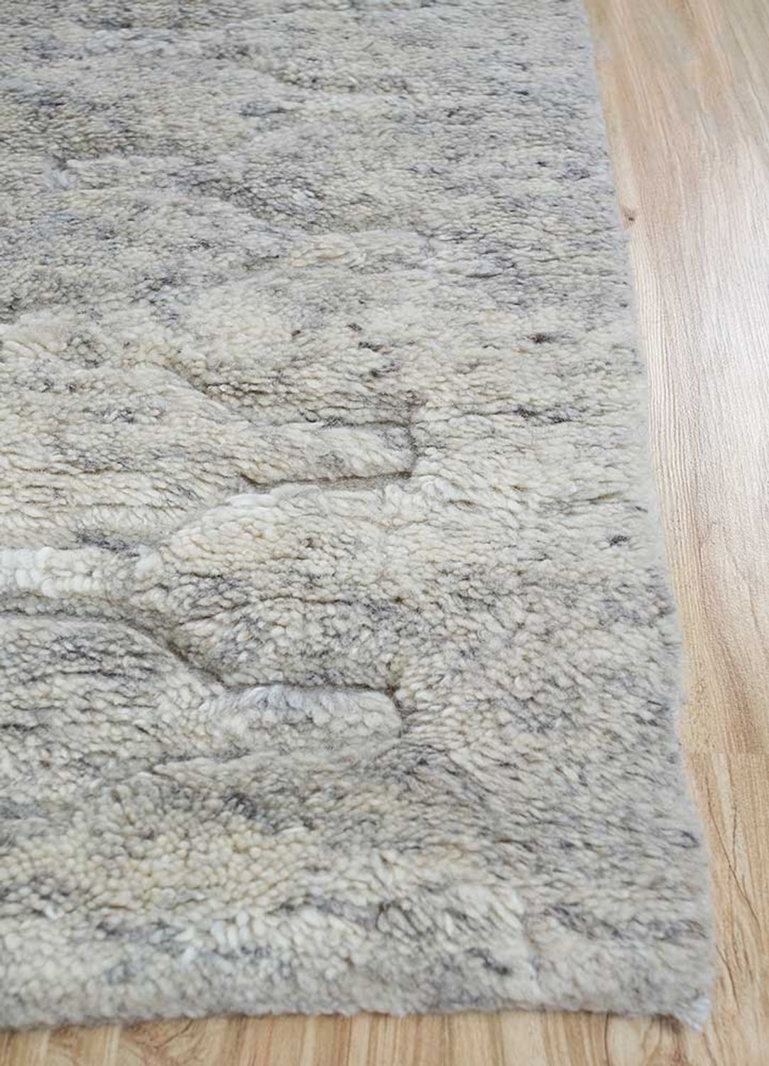 Wollen tapijt - 300 x 240 cm - lichtgrijs