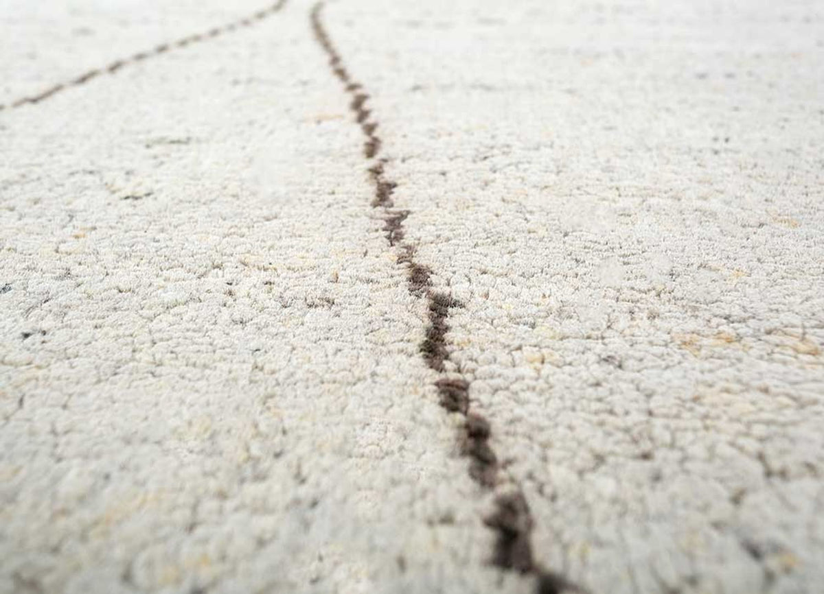 Wollen tapijt - 300 x 240 cm - natuurlijk wit