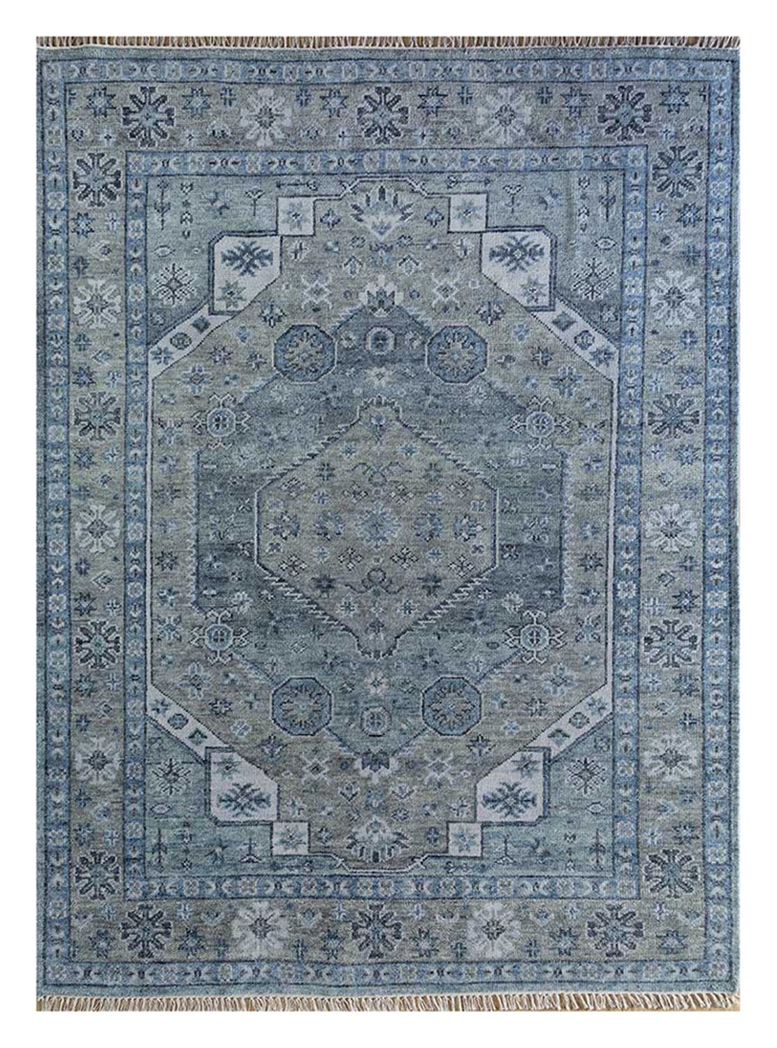 Wollen tapijt - 300 x 200 cm - donkerblauw