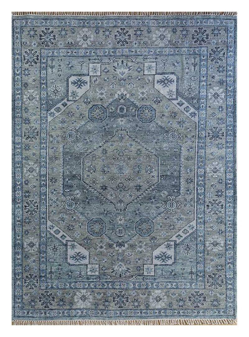 Wollen tapijt - 300 x 200 cm - donkerblauw