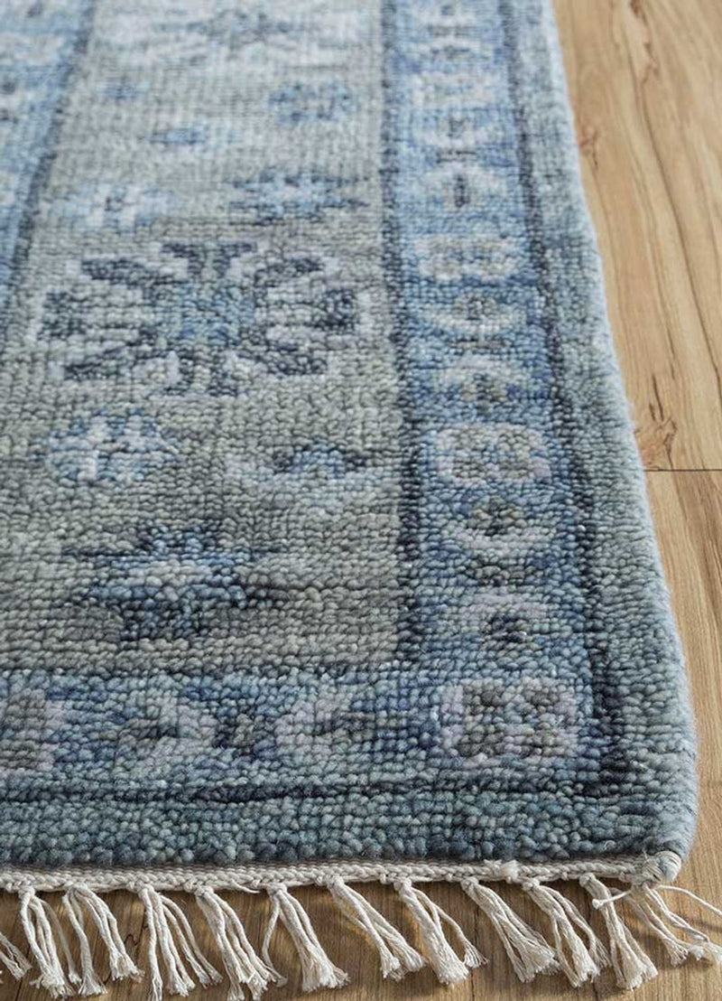 Wollen tapijt - 300 x 200 cm - donkerblauw