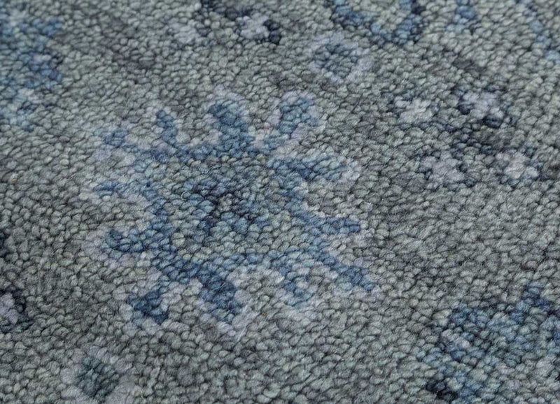 Wollen tapijt - 300 x 200 cm - donkerblauw