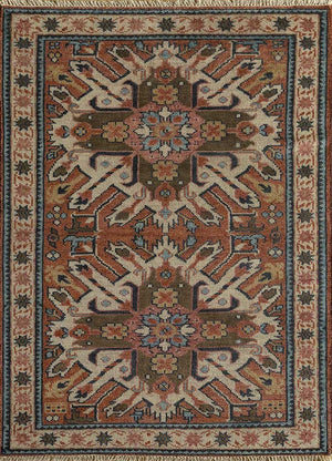 Wollen tapijt - 300 x 200 cm - oranje