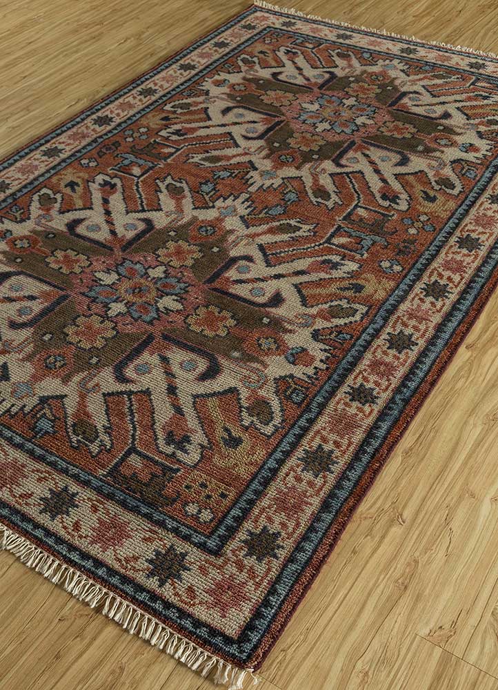 Wollen tapijt - 300 x 200 cm - oranje