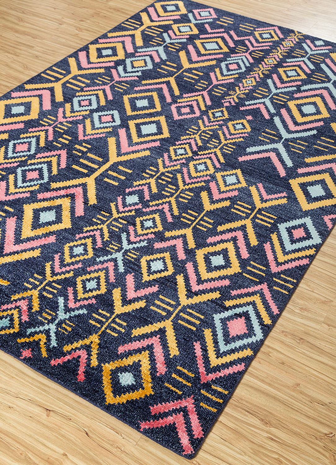 Wollen tapijt - 300 x 200 cm - blauw