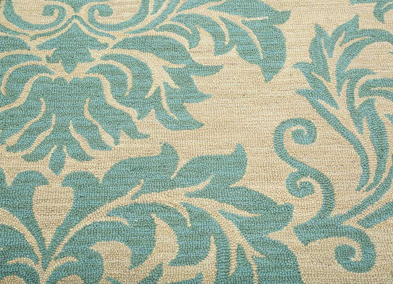 Wollen tapijt - 120 x 75 cm - veelkleurig