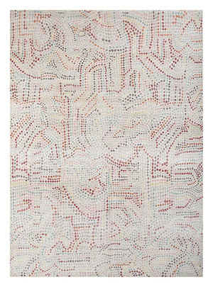 Wollen tapijt - 300 x 240 cm - blauw