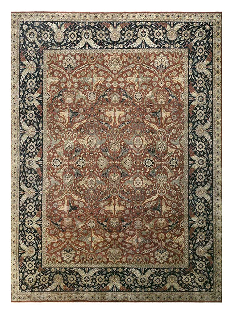 Wollen tapijt - 450 x 360 cm - oranje