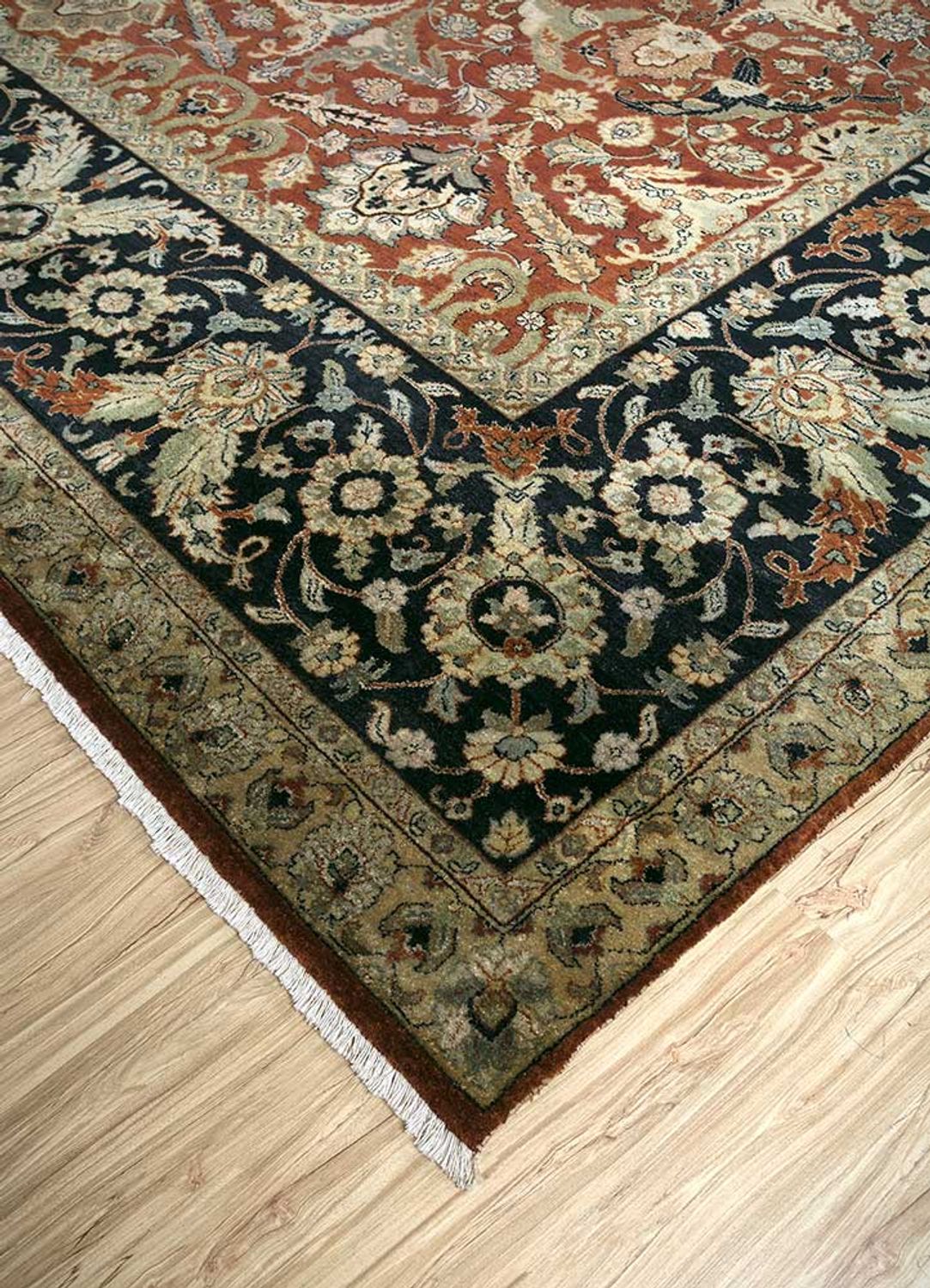 Wollen tapijt - 450 x 360 cm - oranje