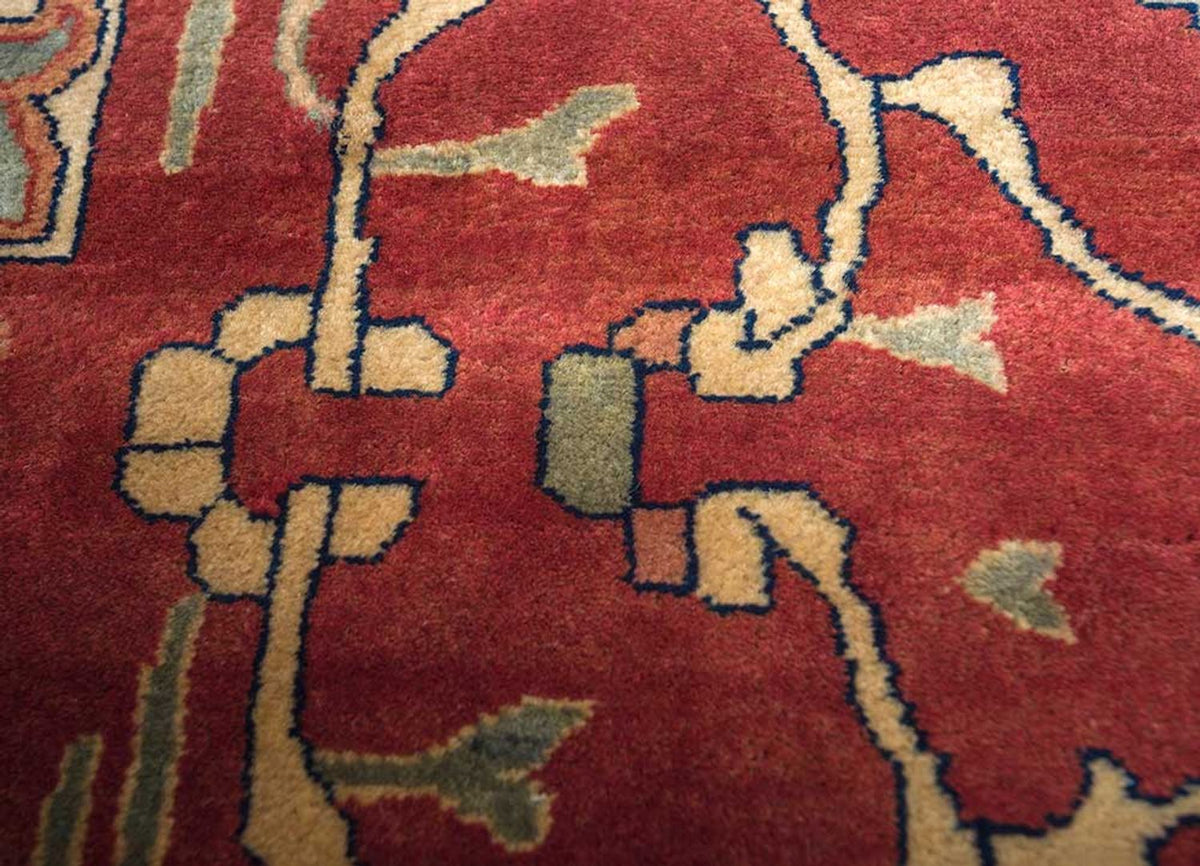 Wollen tapijt - 435 x 360 cm - blauw