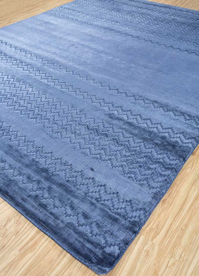 Viscose tapijt - 300 x 240 cm - blauw