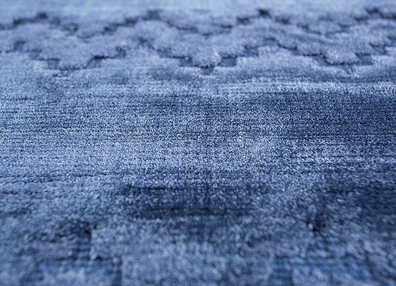 Viscose tapijt - 300 x 240 cm - blauw