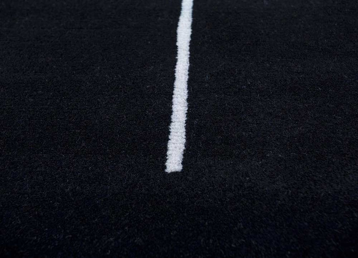 Wollen tapijt - 270 x 180 cm - zwart