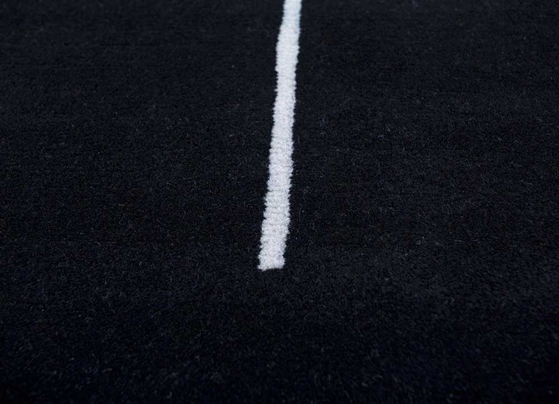 Wollen tapijt - 270 x 180 cm - zwart