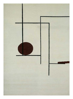 Wollen tapijt - 270 x 180 cm - lichtgrijs