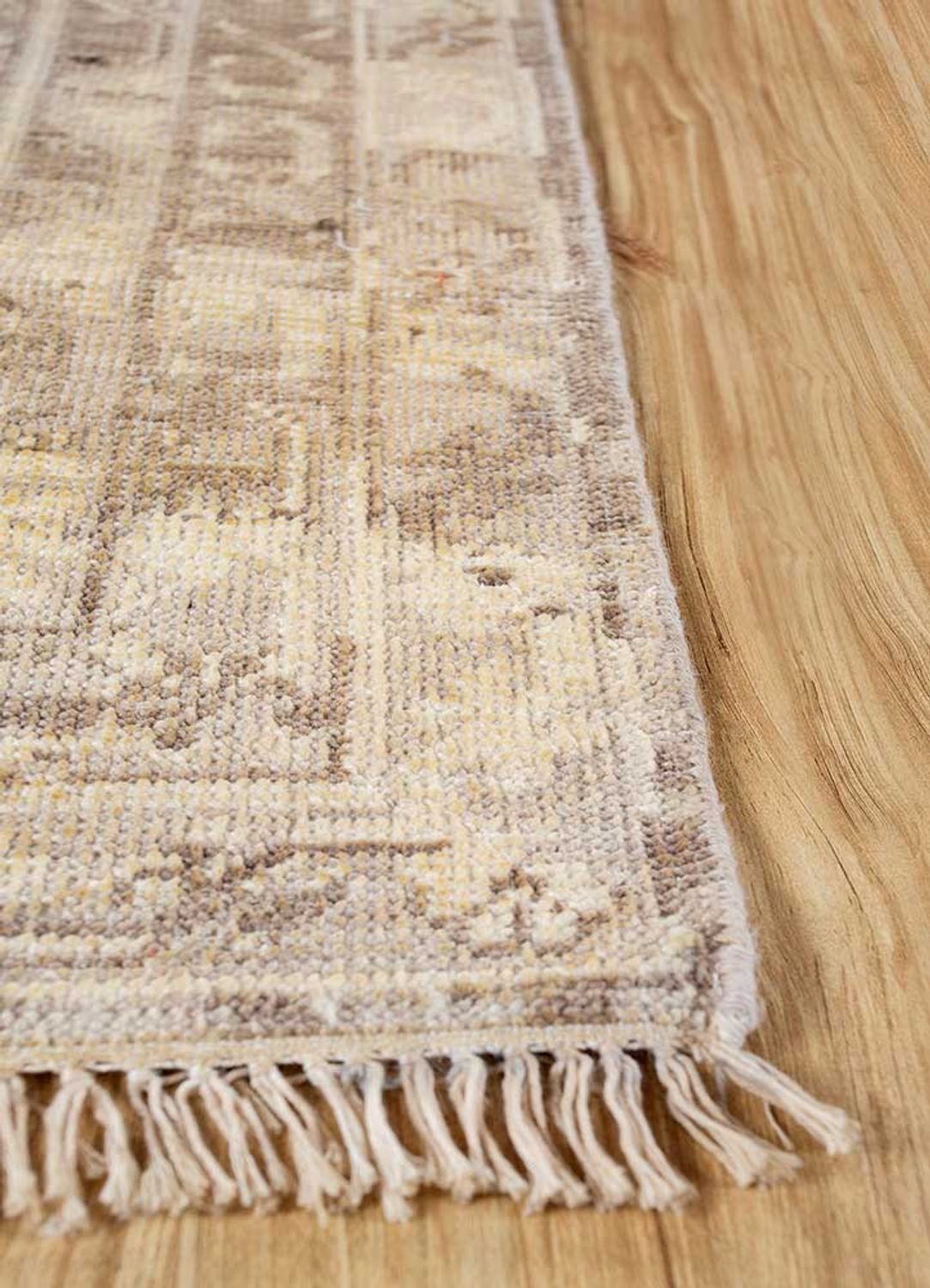 Wollen tapijt - 300 x 240 cm - donker beige