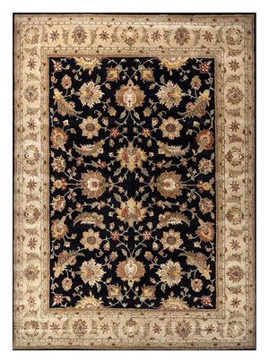 Wollen tapijt - 450 x 360 cm - zwart